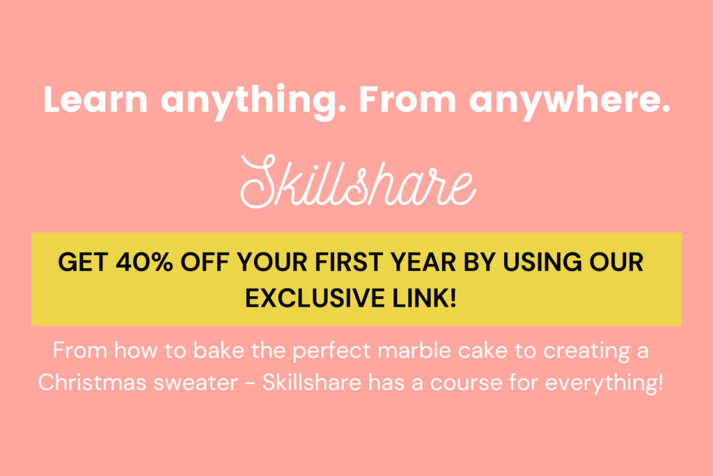 Skillshare 40% off